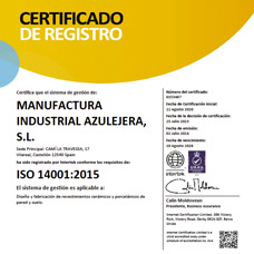Certificado ISO 14001:2015